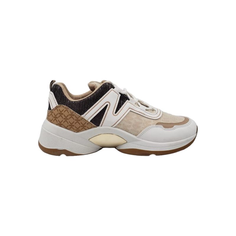 HERIEL - Zapatilla Beige Plataforma Mujer