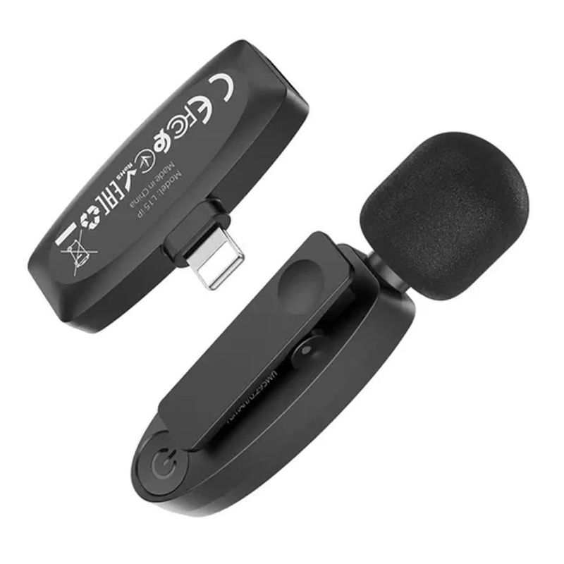 HOCO - Microfono Inalambrico Para iPhone Mini Grabador Plug Play