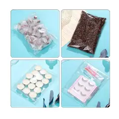 GENERICO - Pack 200 bolsas tipo celofán cierre con adhesivo 8x14 Cm.