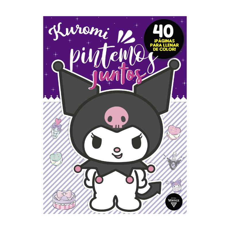 VERTICE - Editorial Vértice Libro para Pintar Kuromi 40 Páginas