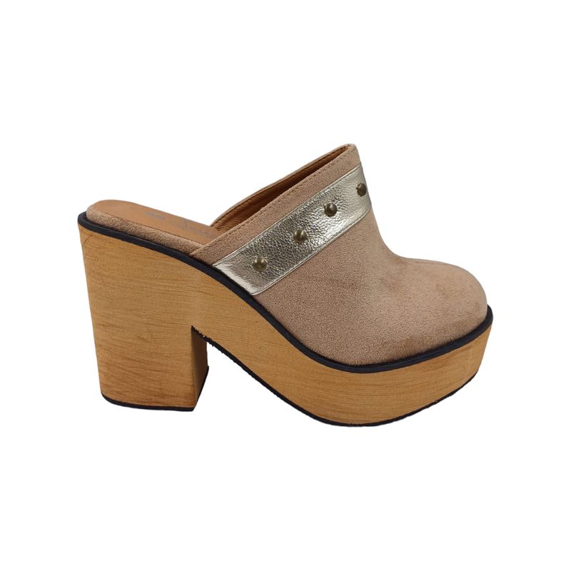 HERIEL - Zapato Beige Plataforma Mujer