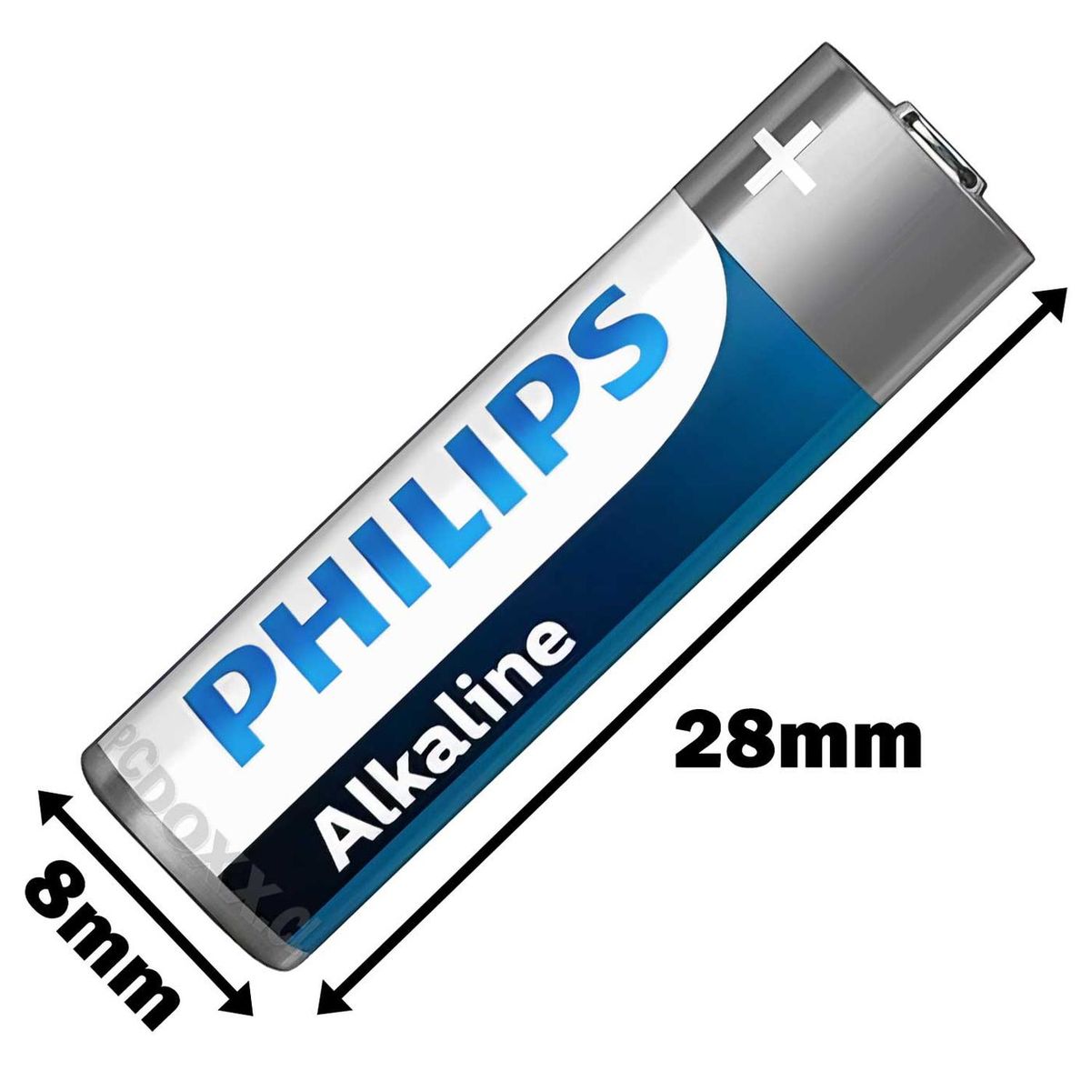 PHILIPS - Bateria Pila 12v Control 27a A27 Auto Porton Mando Remoto 27 A - Azul