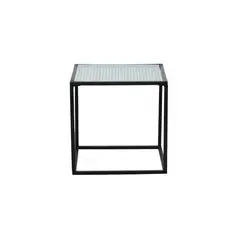 DAY - Mesa Metal Negro 35 x 35 x 35 cm