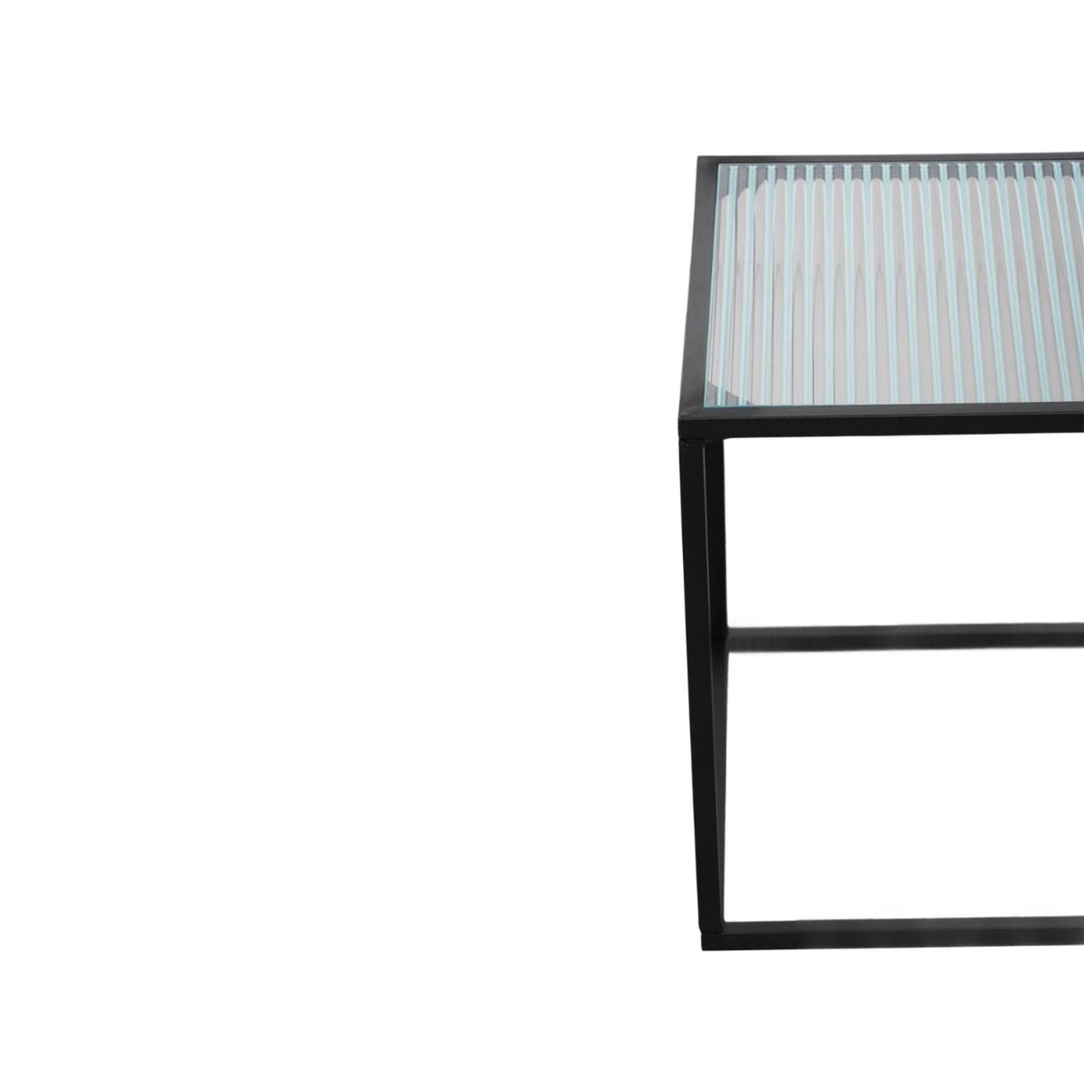 DAY - Mesa Metal Negro 35 x 35 x 35 cm DAY.