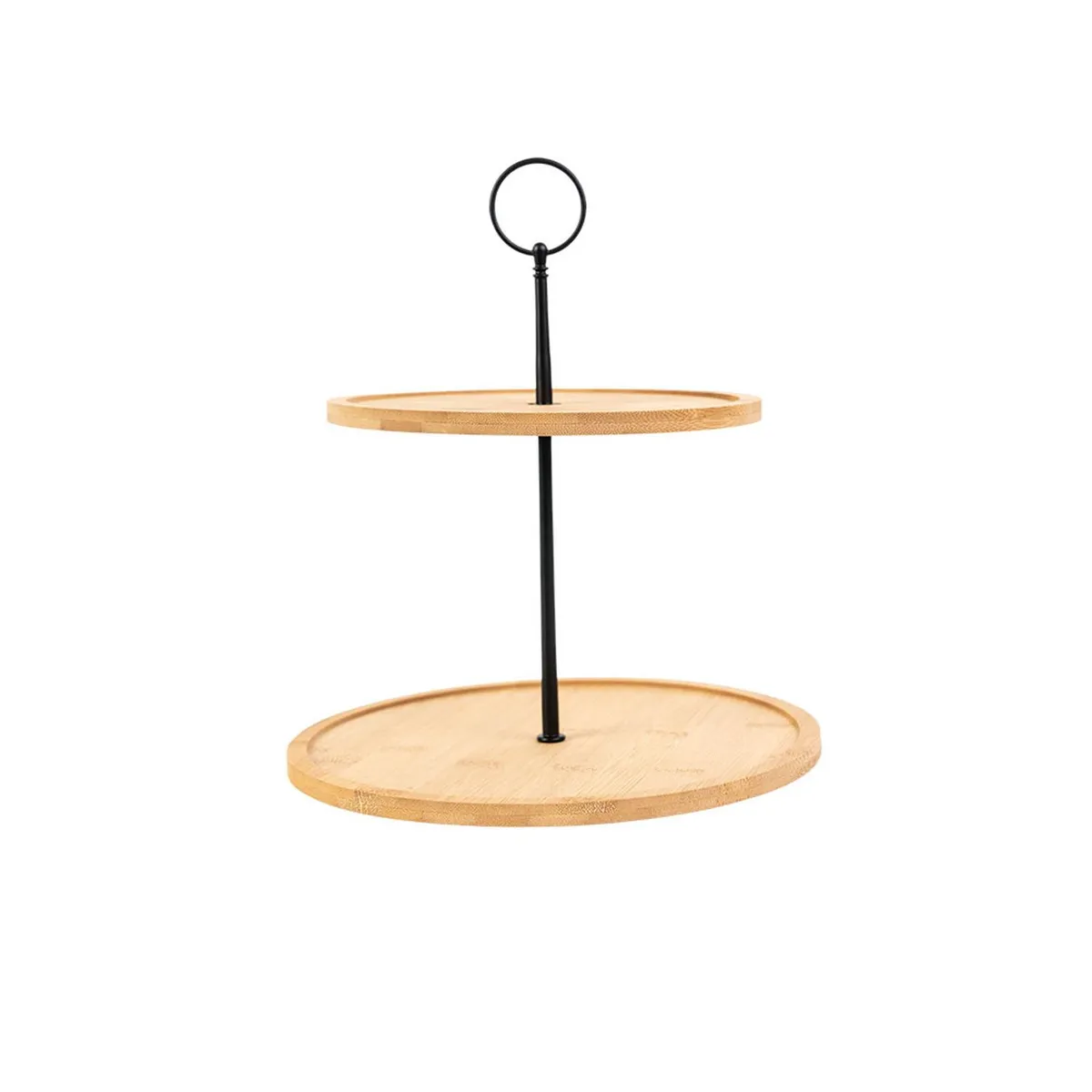 5FIVE - Soporte Para Postres 2 Niveles Bambu 25 cm 5Five