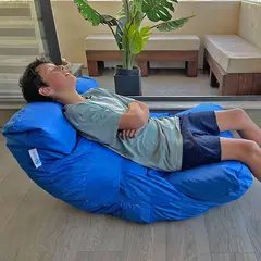 REHUCE - Puff Para Terraza Azul