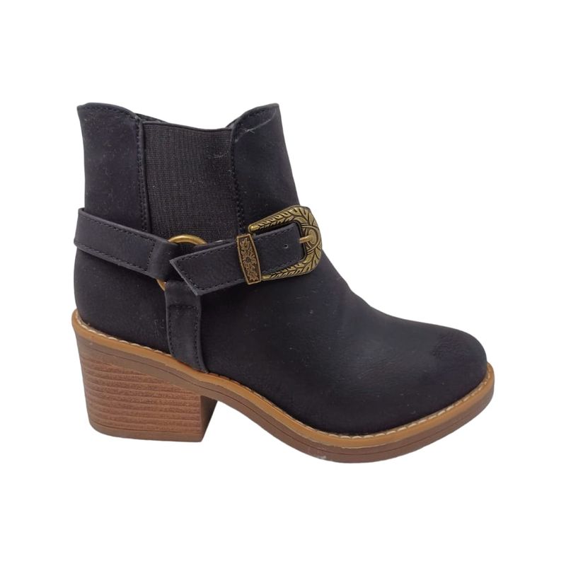HERIEL - Botin Negro Taco Mujer