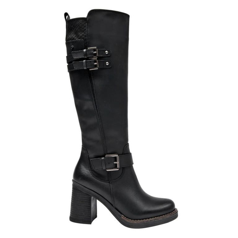 Bota Casual Mujer Negro