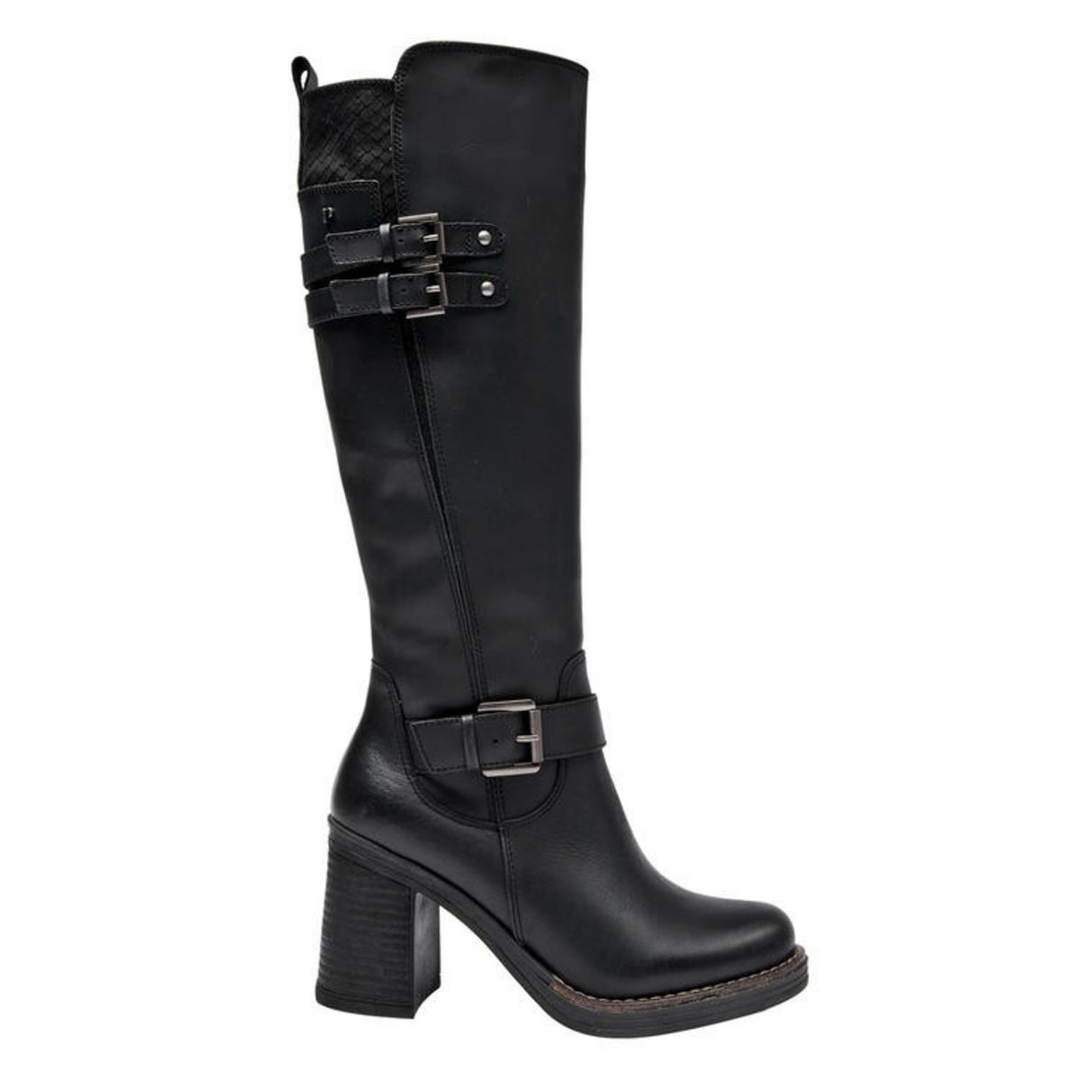 POLLINI - Bota Casual Mujer Negro Pollini