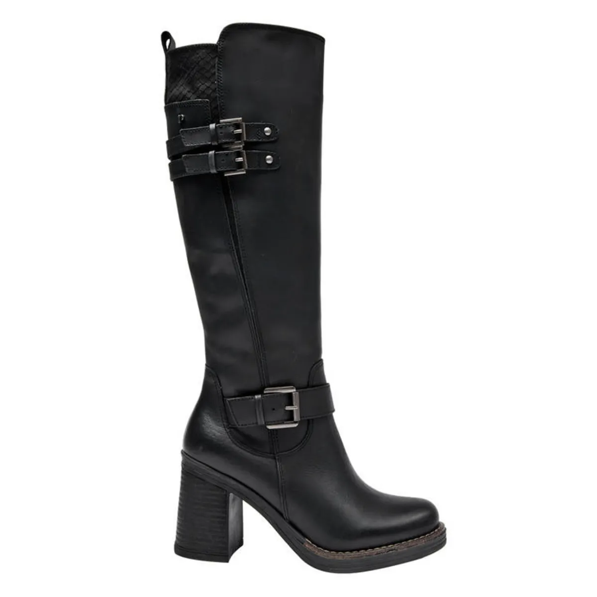 POLLINI - Bota Casual Mujer Negro Pollini