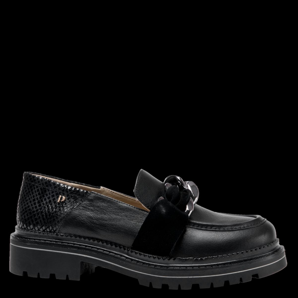 POLLINI - Zapato Casual Mujer Negro Pollini