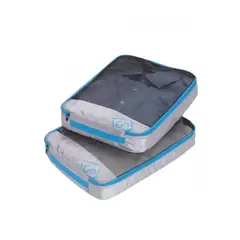 GO TRAVEL - NEW 2 CUBOS ORGANIZADORES DE EQUIPAJE AZUL