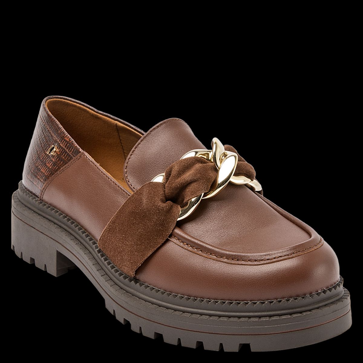 POLLINI - Zapato Casual Mujer Marrón Pollini