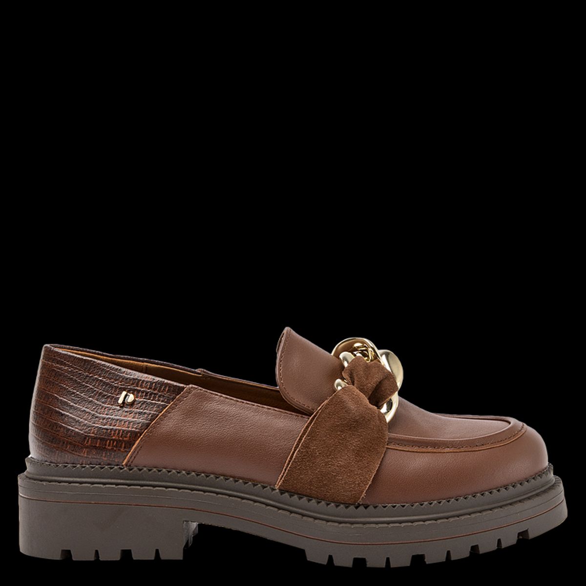 POLLINI - Zapato Casual Mujer Marrón Pollini