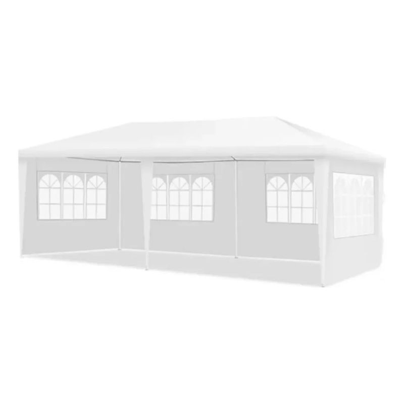 MUNDO MAGIA - Carpa Para Eventos Con Cortinas Blanco Capacidad 15personas