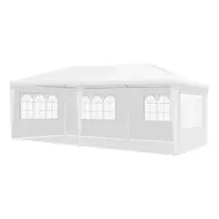 MUNDO MAGIA - Carpa Para Eventos Con Cortinas Blanco Capacidad 15personas