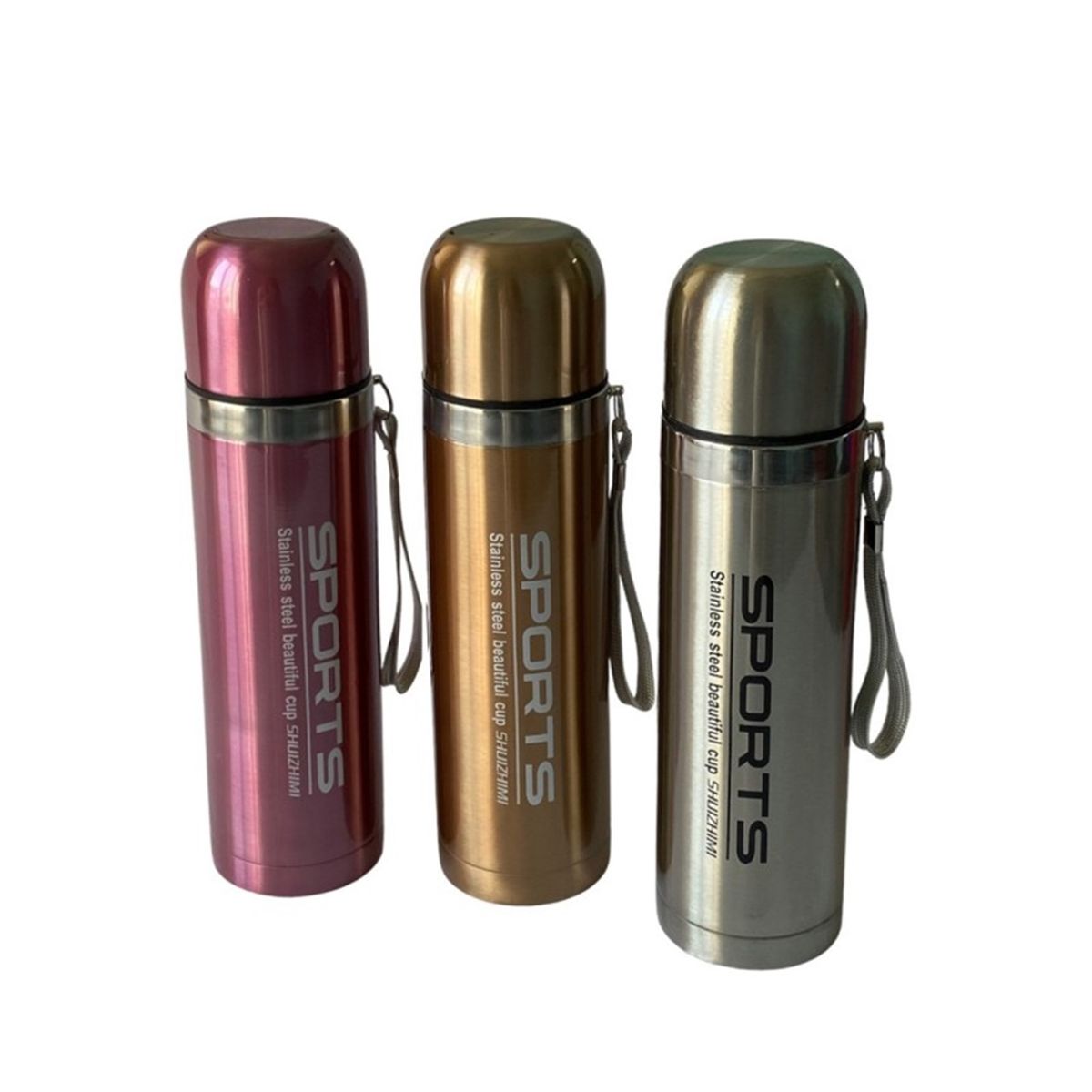 GENERICO - Termo Doble Capa 0.75 Café Litros Vaso Térmico Acero Inoxidable