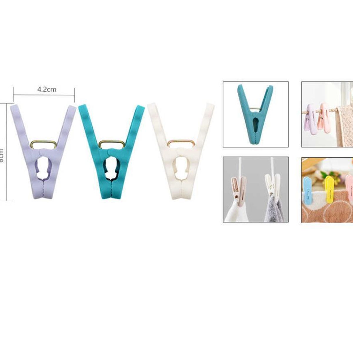 GENERICO - Pinza De Ropa Plático