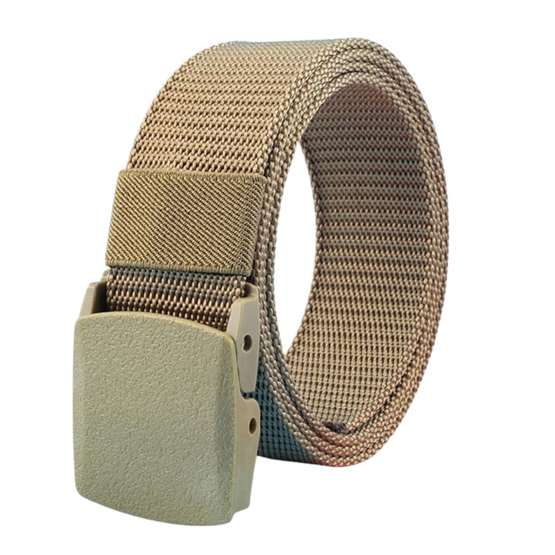 EKOL TACTICA MILITAR - Cinturón Nylon Lona Táctico Ajustable Hebilla De Plastico