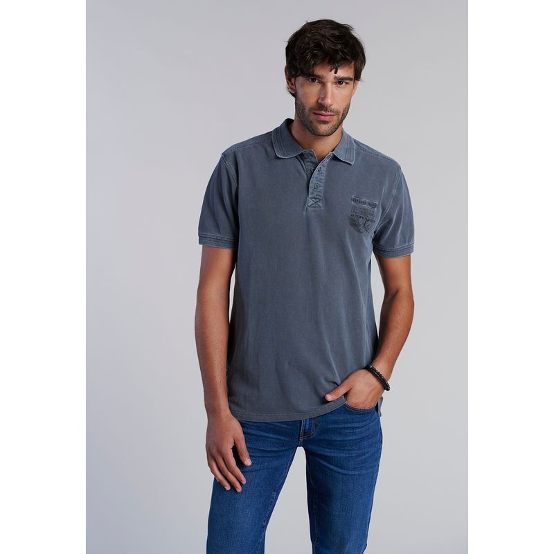 FEROUCH - Polera Polo Las Vegas Gris Ferouch
