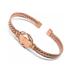 GENERICO - Pulsera De Cobre Puro Esclava Corazones Terapéutico Artritis