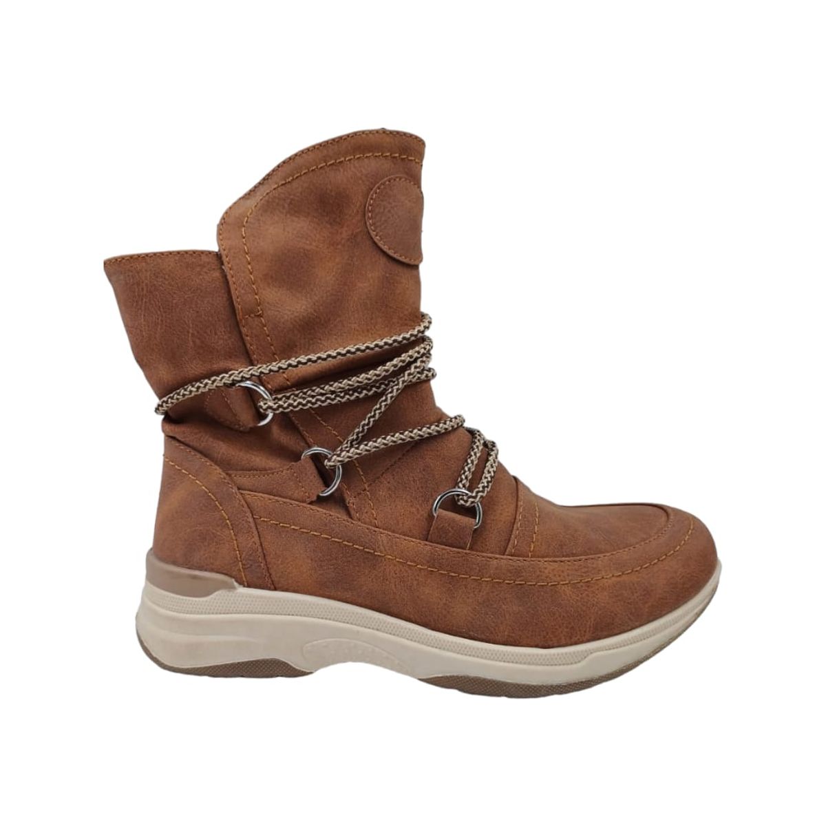 HERIEL - Bota Café Plataforma Mujer