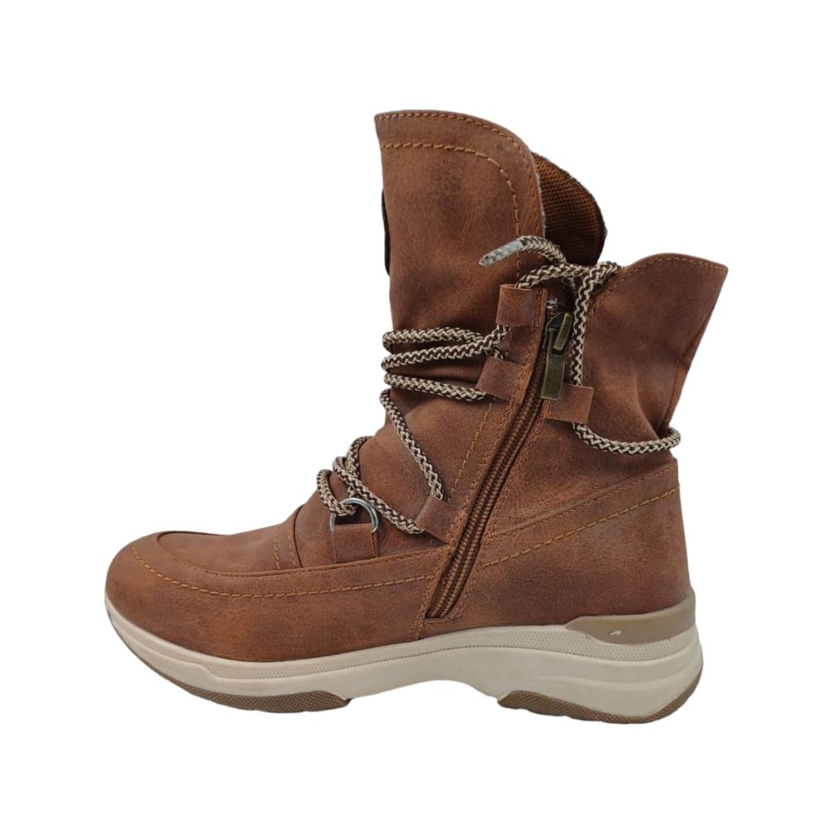 HERIEL - Bota Café Plataforma Mujer