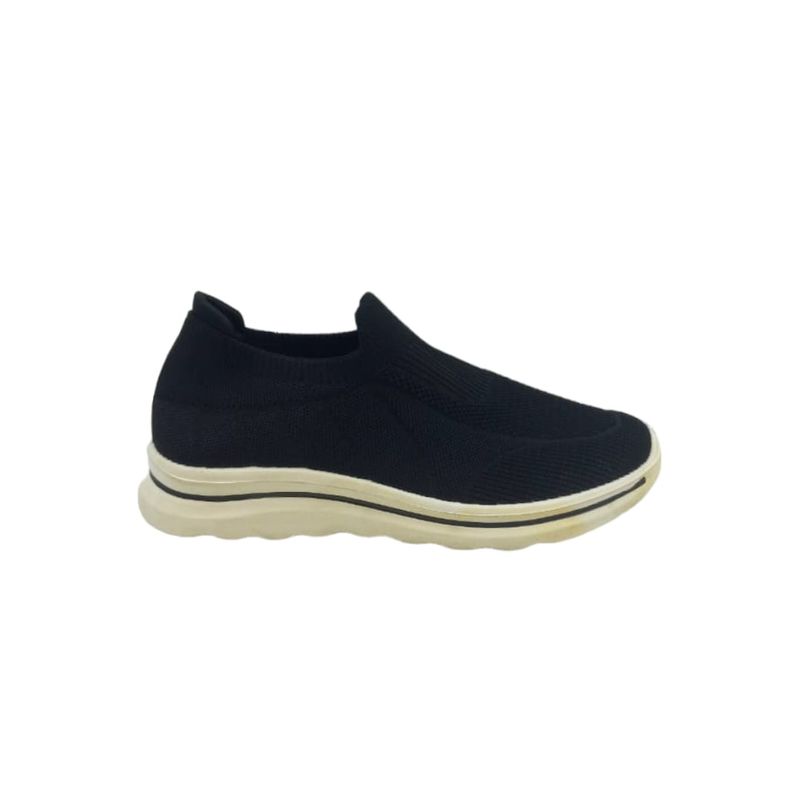 HERIEL - Zapatilla Negra Textil Mujer