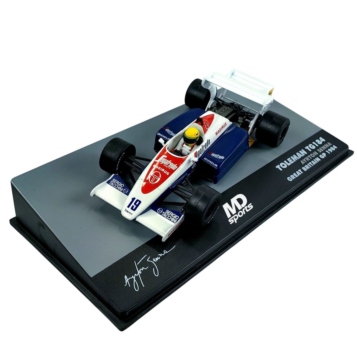 FORMULA 1 - Auto Formula 1 Toleman TG184 1984 #1 Ayrton Senna Ixo 1:43