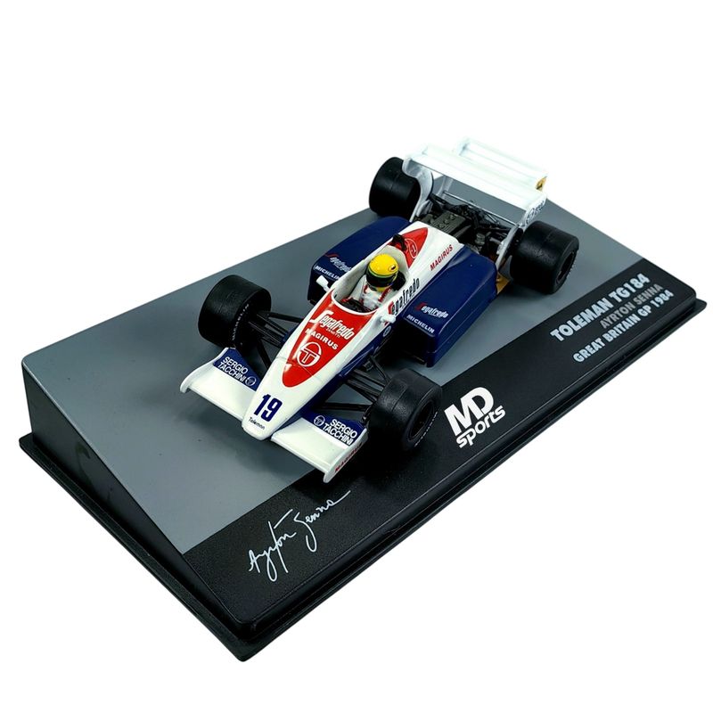 FORMULA 1 - Auto Formula 1 Toleman TG184 1984 #1 Ayrton Senna Ixo 1:43