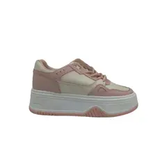 HERIEL - Zapatilla Rosa Plataforma Mujer