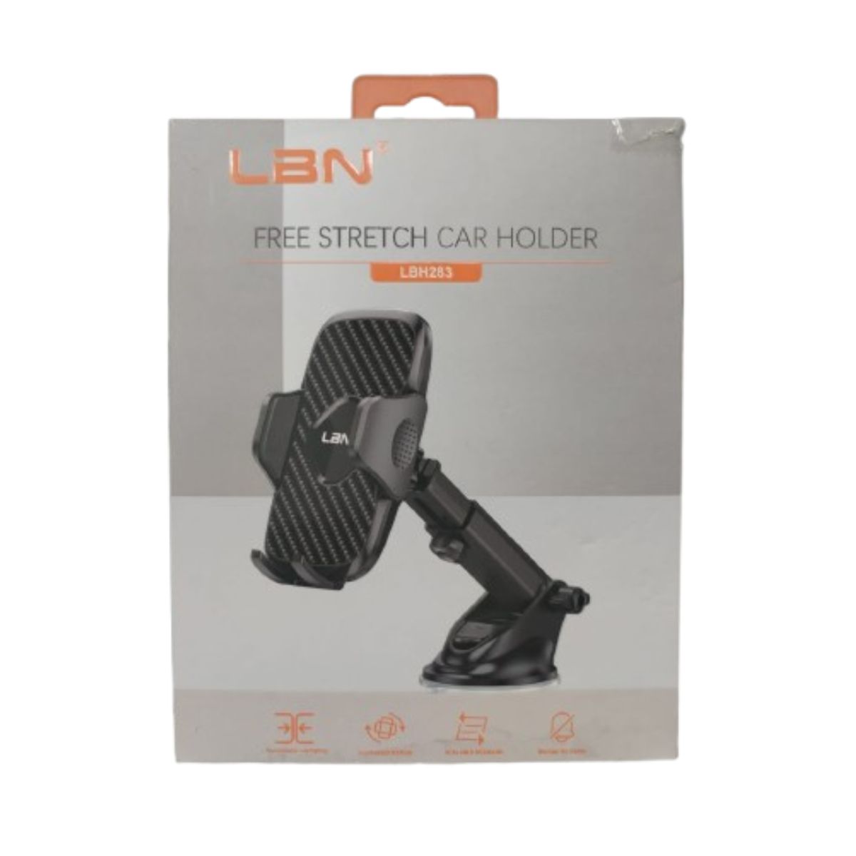 LBN - SOPORTE PORTA CELULAR PARA VEHICULOS LBN LBH283 NEGRO