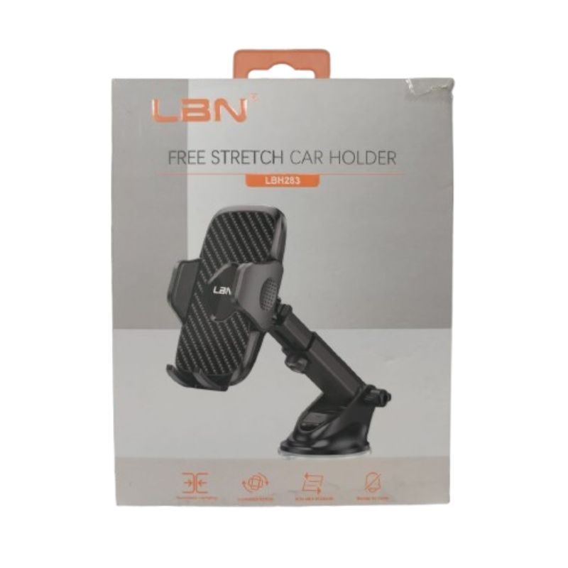 LBN - SOPORTE PORTA CELULAR PARA VEHICULOS LBN LBH283 NEGRO