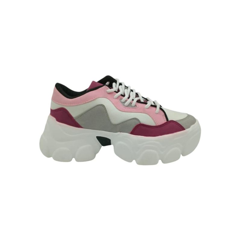 HERIEL - Zapatilla Rosa Plataforma