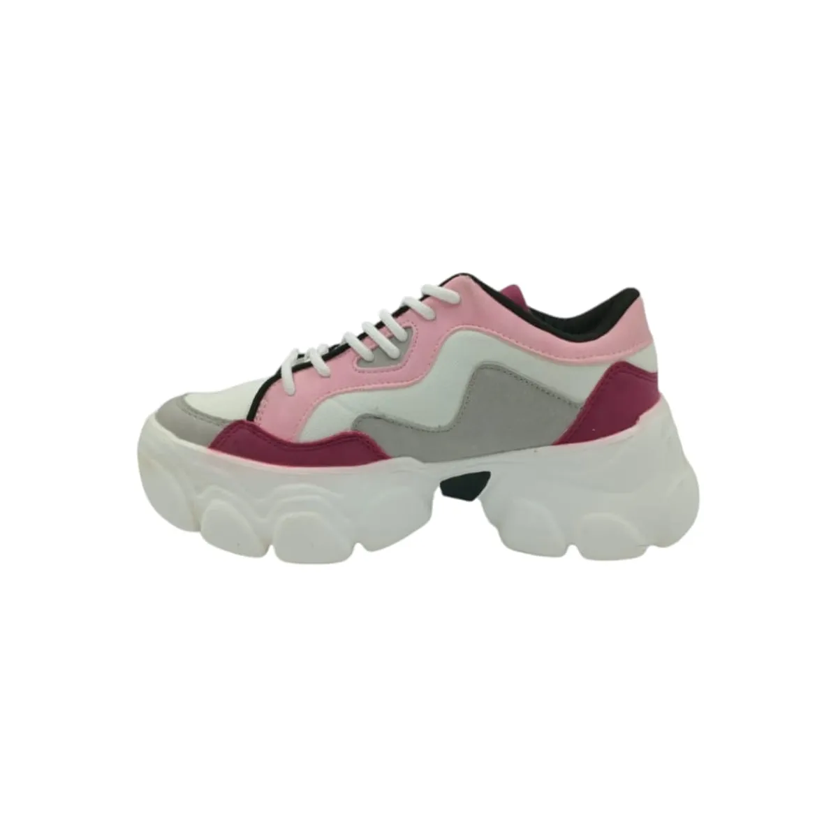 HERIEL - Zapatilla Rosa Plataforma