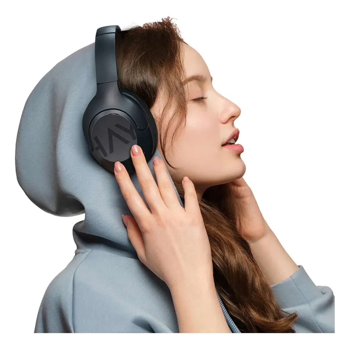 HAYLOU - Audífonos Haylou S30 Pro Anc Inalámbricos Con Micrófono Dura 80H Azul