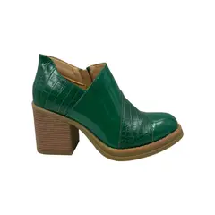 HERIEL - Zapato Verde Taco Mujer