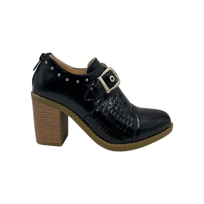 HERIEL - Botín Negro Taco Mujer