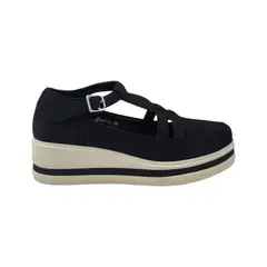 HERIEL - Zapato Negro Plataforma Mujer