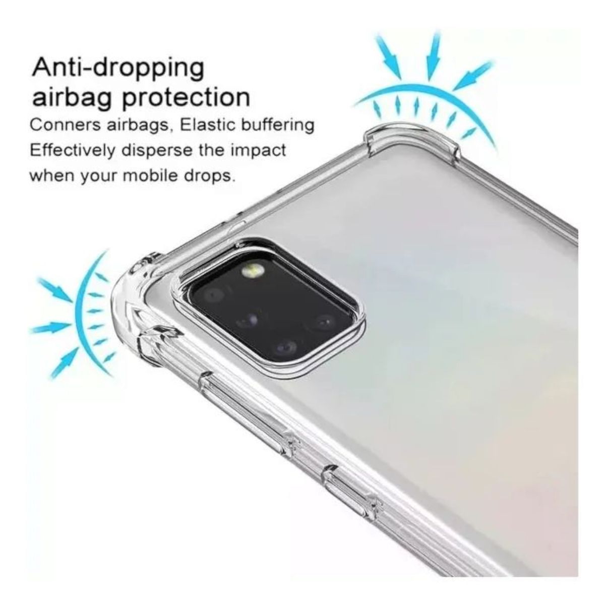 GENERICO - CARCASA TRANSPARENTE PARA OPPO A3X 5G PROTECTOR CAMARA