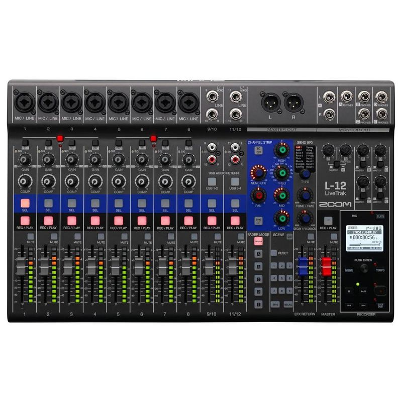 ZOOM - Mixer Digital Zoom LiveTrak L-12