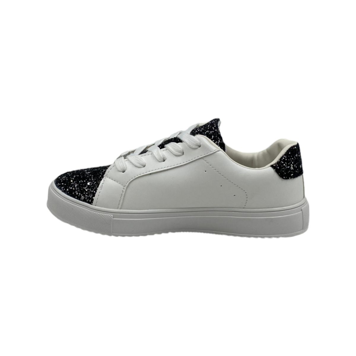 HERIEL - Zapatilla Blanca Glitter Estrella
