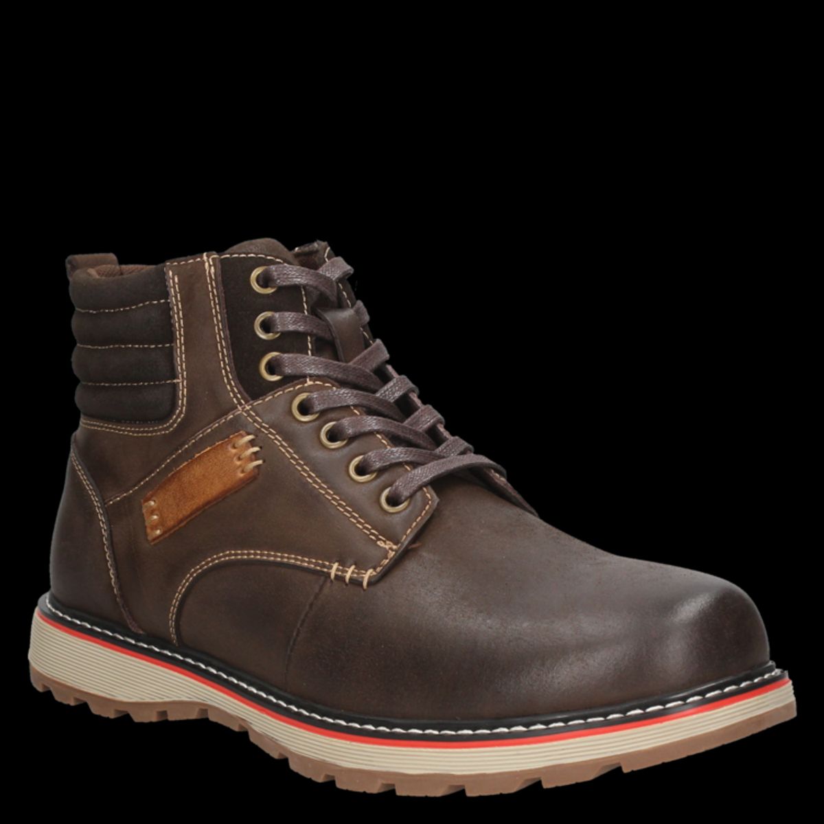 PLUMA - Botin Casual Hombre Marrón Pluma