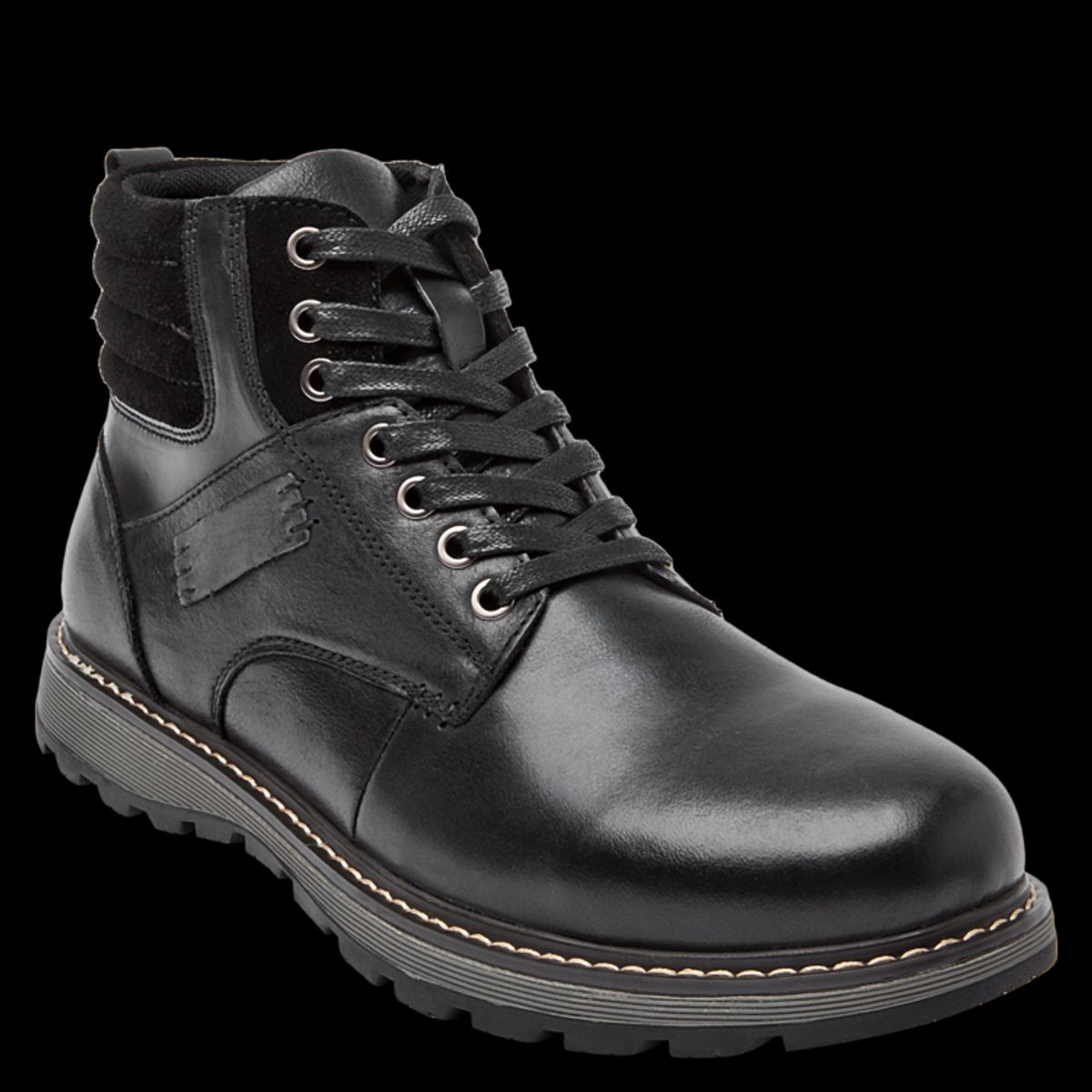 PLUMA - Botin Casual Hombre Negro Pluma
