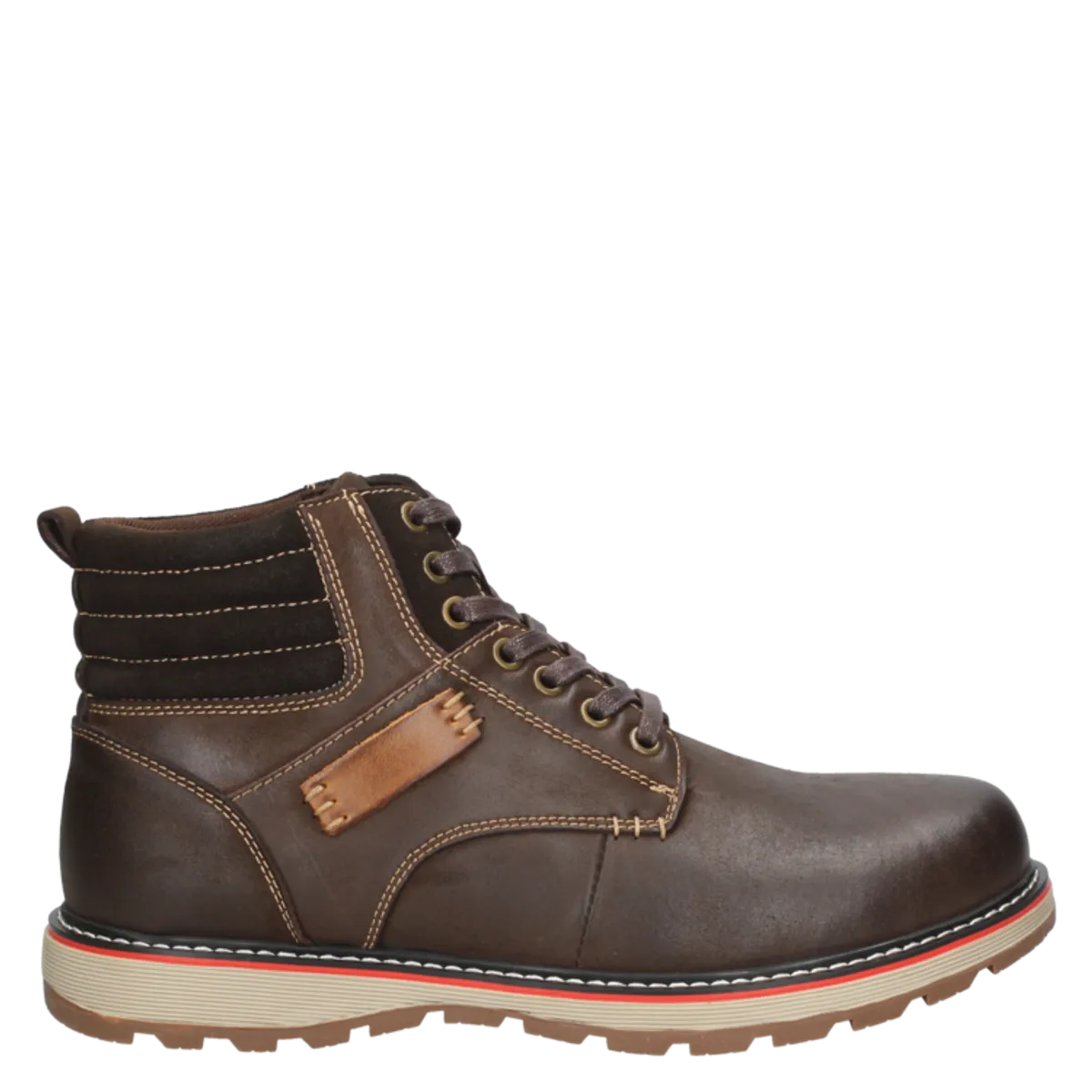 PLUMA - Botin Casual Hombre Marrón oscuro Pluma