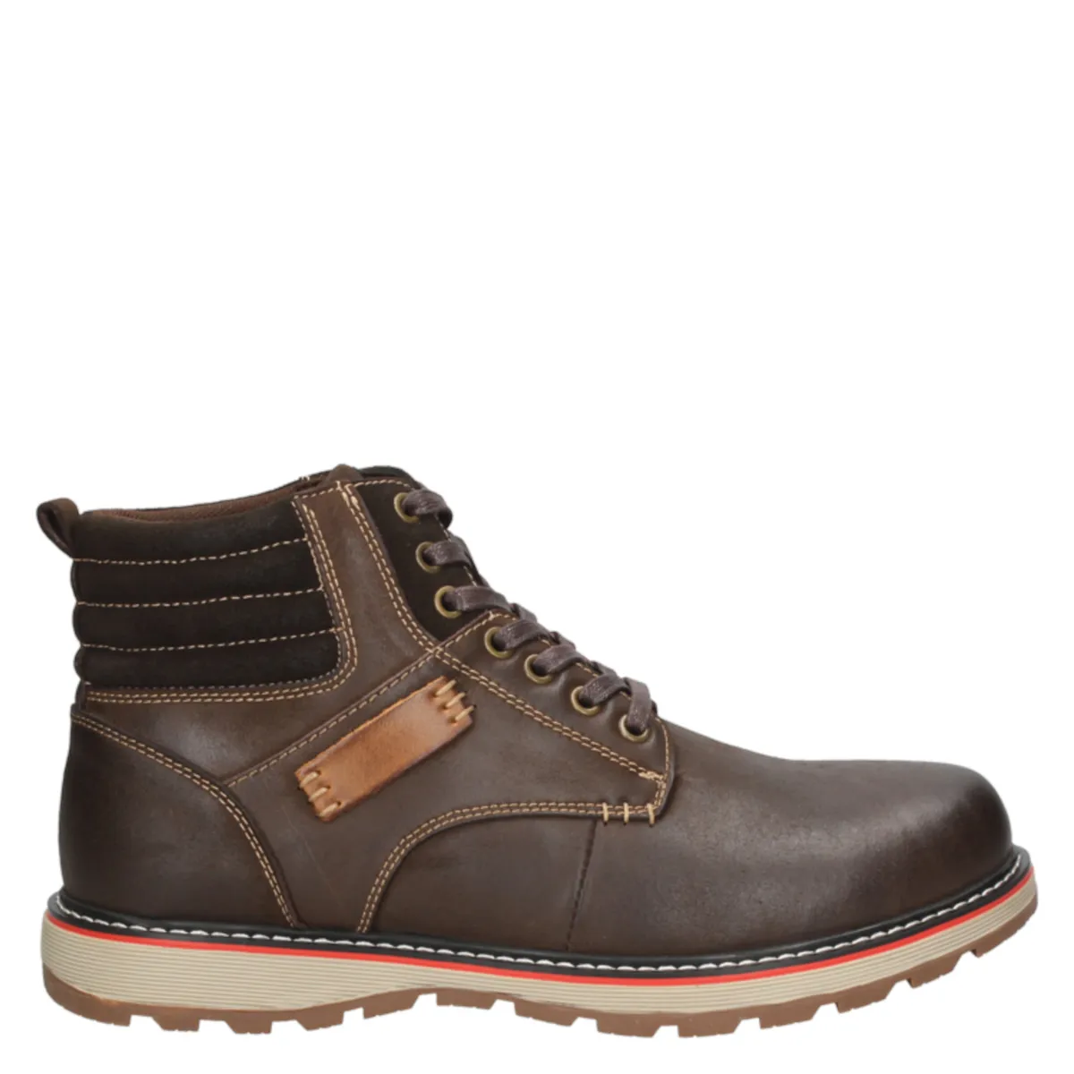 PLUMA - Botin Casual Hombre Marrón oscuro Pluma