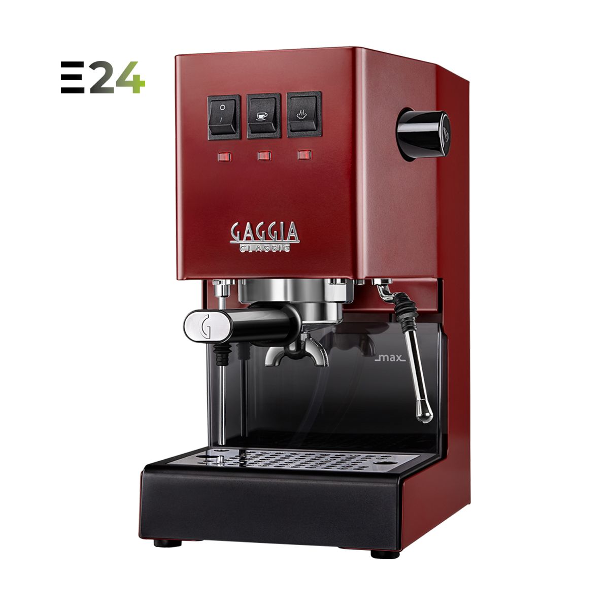 GAGGIA - Cafetera Espresso - Classic Pro E24 Color Vibes - Rojo