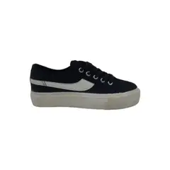 HERIEL - Zapatilla Negra Plataforma Mujer