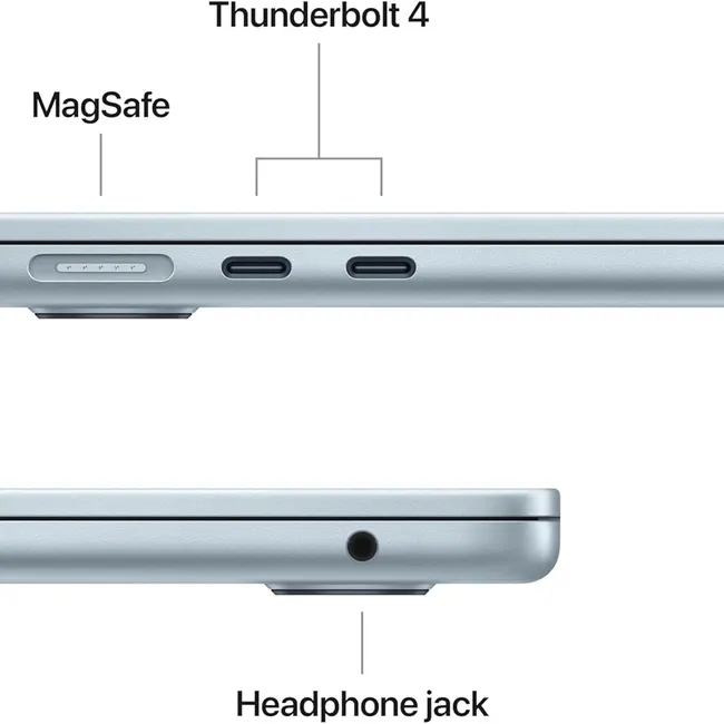 APPLE - MacBook Air 13 M4 (10n CPU 8n GPU), 16GB RAM, 256GB SSD, 2025 - Plata