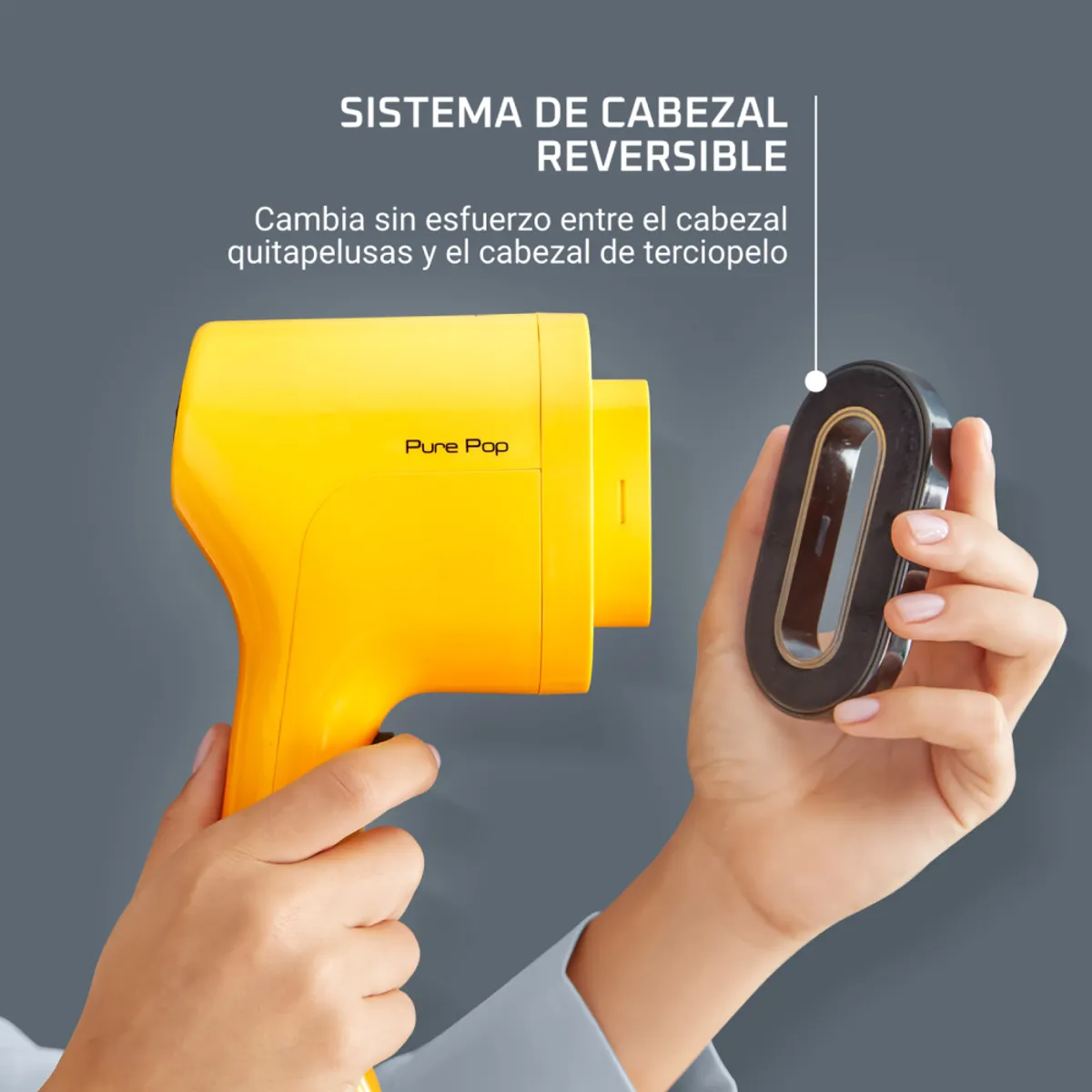 ROWENTA - Vaporizador de Prendas Pure Pop Amarillo Rowenta